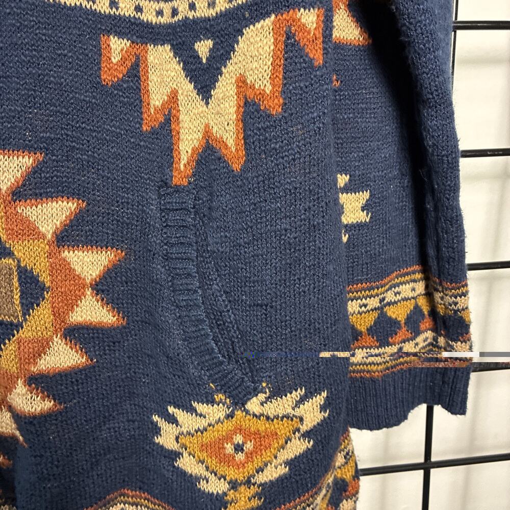 Faherty B Yellowtail X Lodge Cardigan Med Organic Cotton NEW $298 Western Cozy - Picture 5 of 12